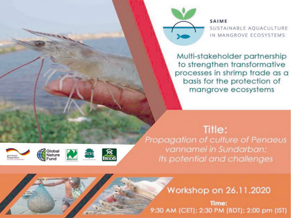 Webinar on “Propagation of culture of  Penaeus vennamei in Sundarban: its potential and challenges”