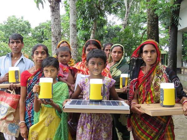 Solar Lamps for Coastal Students Education in Bangladesh.